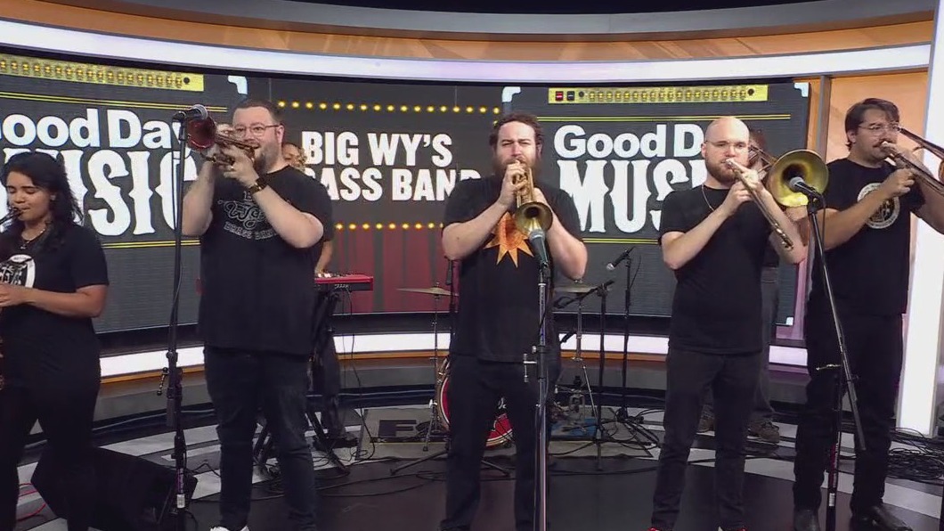 Big Wy's Brass Band performs in FOX 7 Austin studio