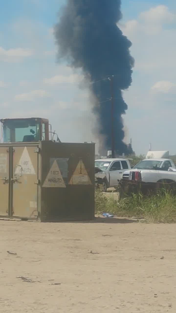 VIDEO: Security footage of rocket explosion