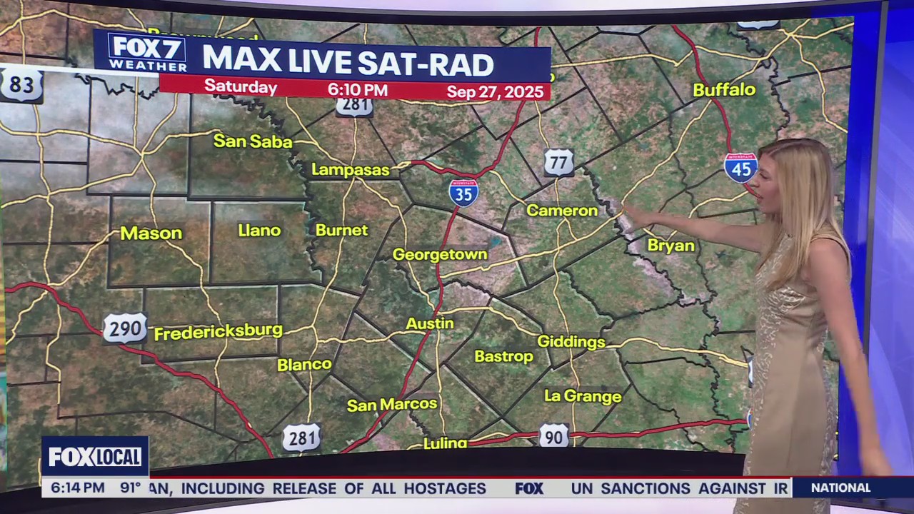 Austin weather: Sept. 27 evening forecast