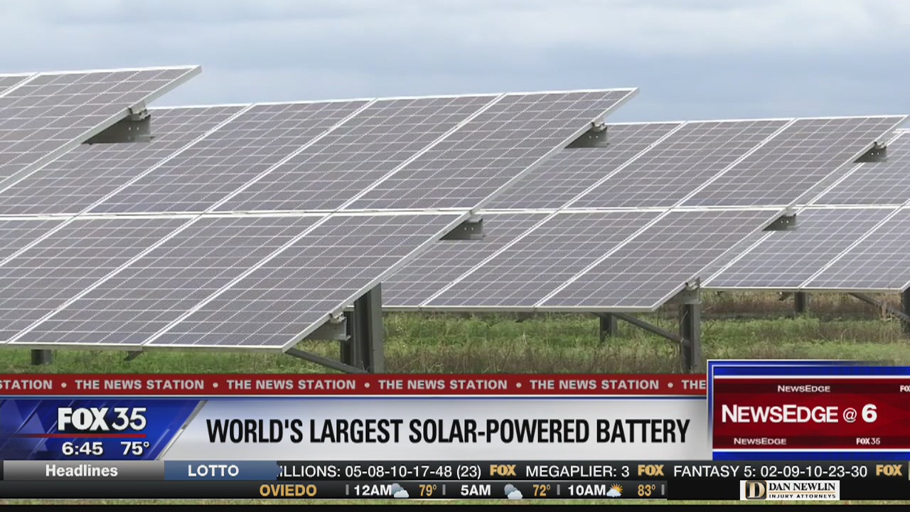 Solar power storage coming to Manatee Co.