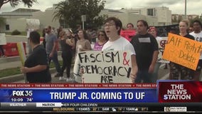 Protesters plan for Donald Trump Jr speech at UF