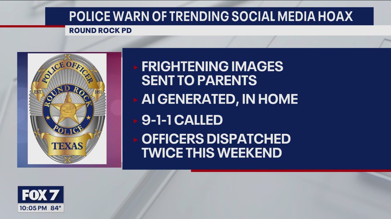 Round Rock police warn of social media hoax trend