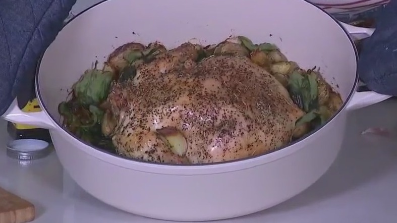 One pot garlic chicken recipe from Tierra Neubaum