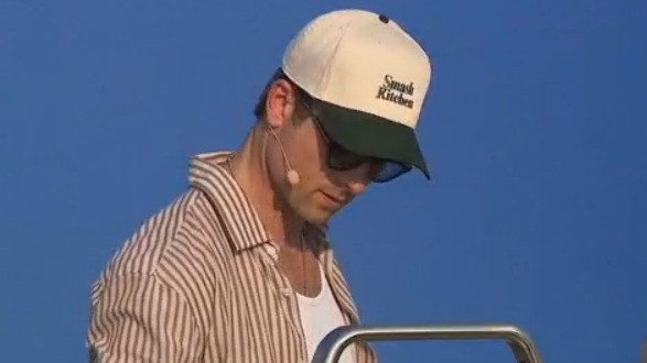 Glen Powell promotes new show in Austin