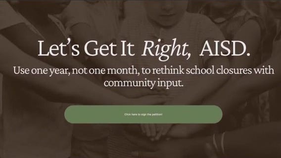 Parents urge AISD to rethink school closures