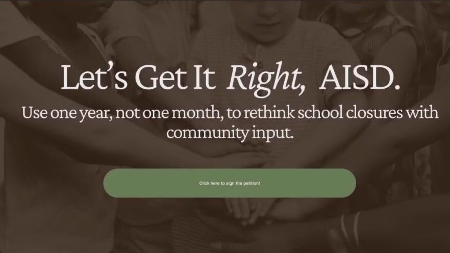 Parents urge AISD to rethink school closures