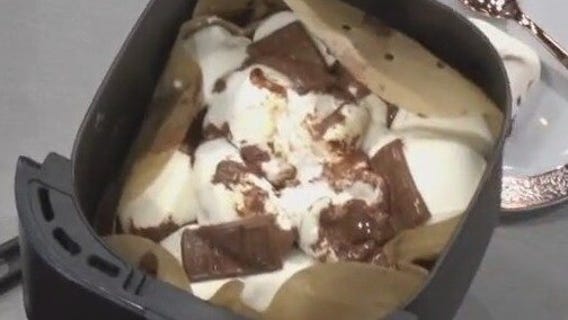 Viral TikTok recipe: S'mores in an air fryer