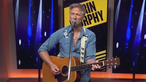 Darin Murphy performs in FOX 7 Austin studios