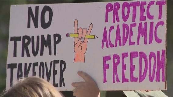 UT students protest Trump policies