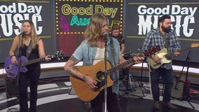 Jordan Young performs in FOX 7 Austin studios