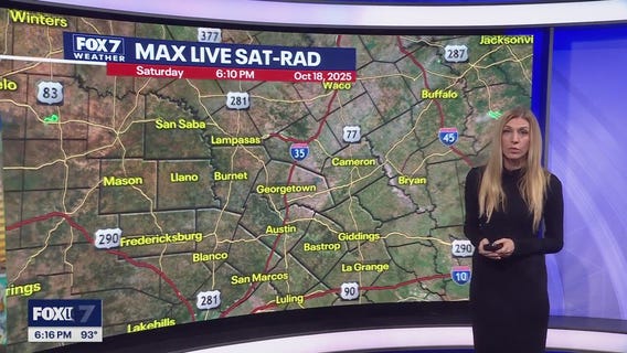 Austin weather: Oct. 18 evening forecast