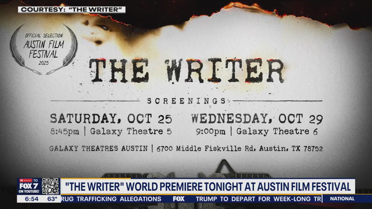 'The Writer' premieres at Austin Fil Festival