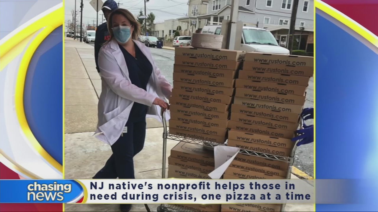 NJ native's nonprofit donates pizza