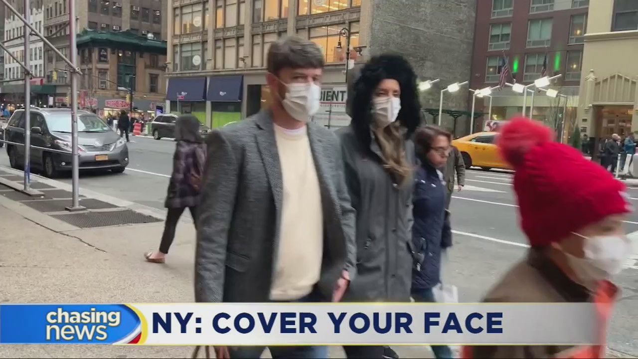 Cuomo's order means all New Yorkers must wear masks in public