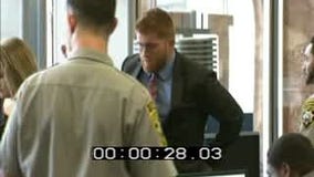 Bruce Miller walking in courthouse: Raw video