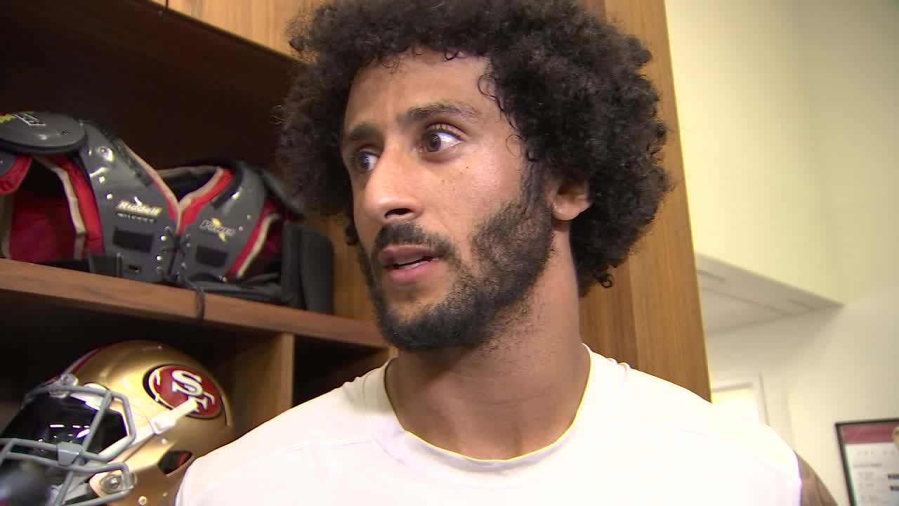 Colin Kaepernick: Raw video
