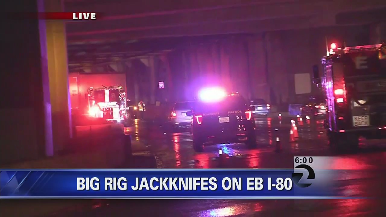 Big-rig crash on EB I-80 in San Francisco