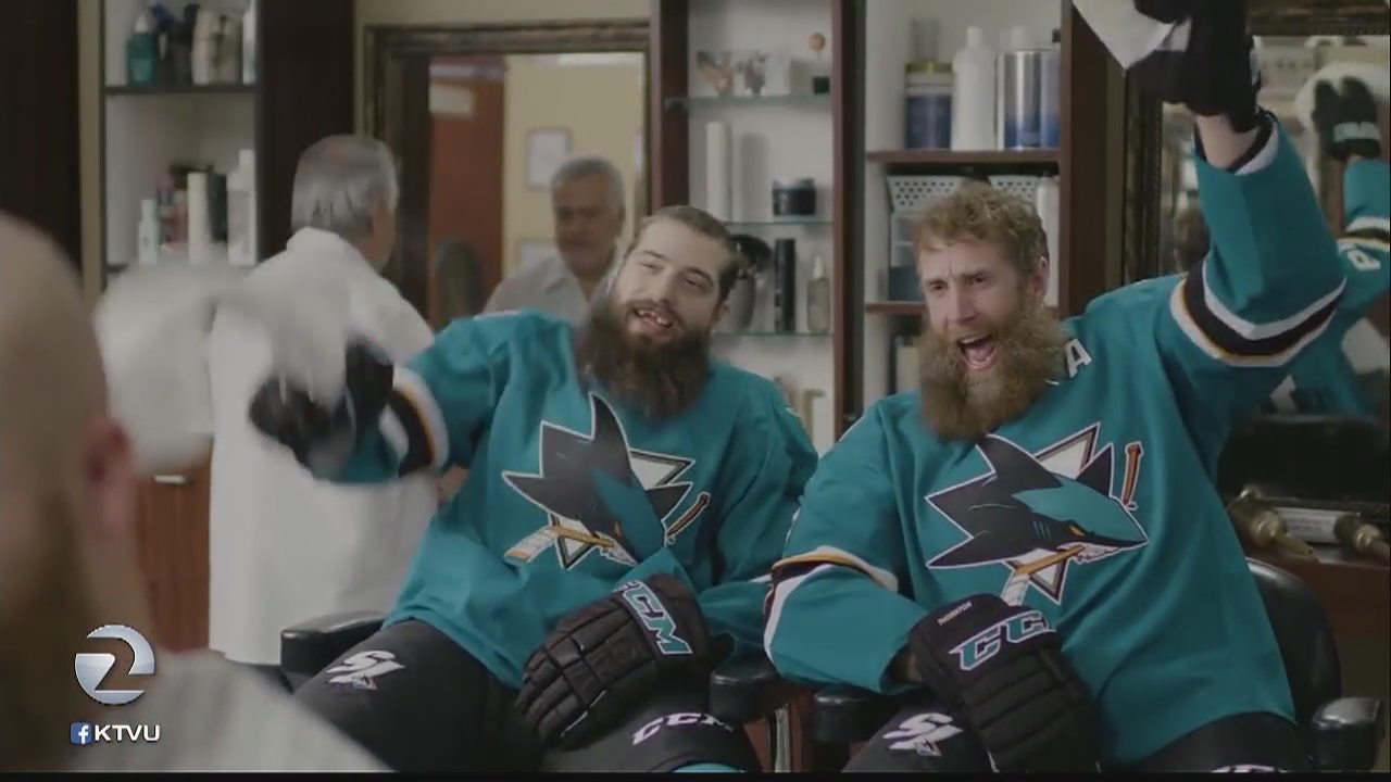 SJ Sharks like to play, have fun