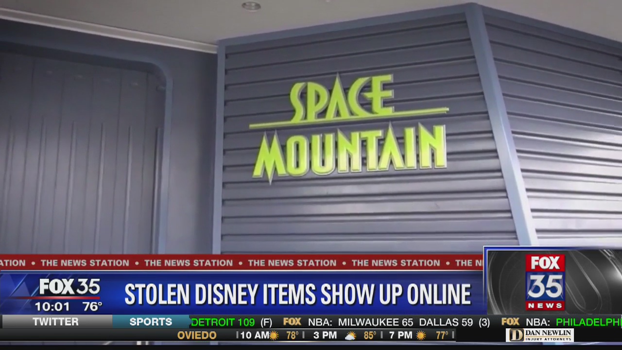Stolen Disney items show up online