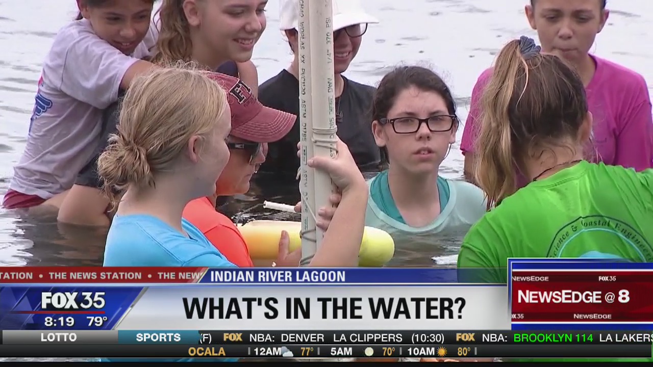 Students and scientists study water quality of Indian River Lagoon
