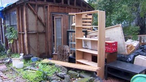 Video of demolition crews destroying renter's apartment