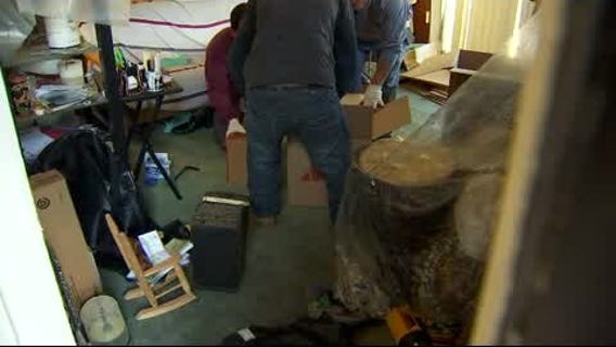 Oakland demolition: Raw video