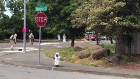 Hazmat crew responds to pool chlorine spill in Santa Rosa