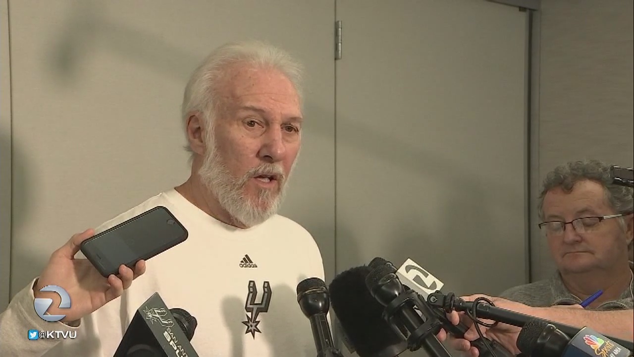 Spurs Coach Popovich compares Golden Sate ankle sprain incident to manslaughter