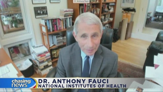 Dr. Anthony Fauci warns of consequences from restarting the economy too quickly