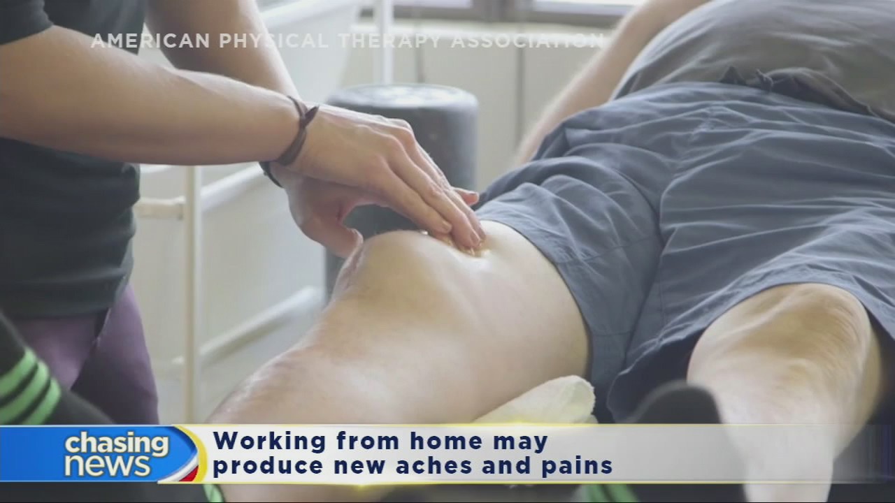 Working from home may produce new aches and pains