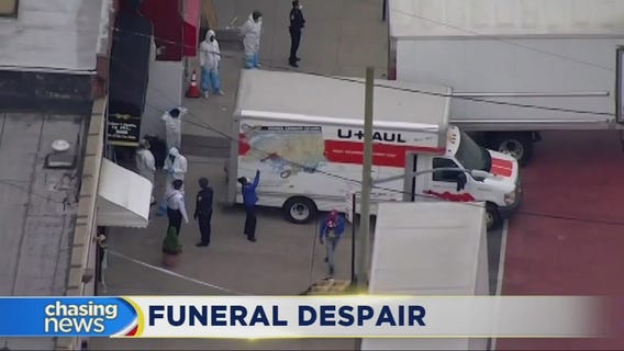 Bodies found in trucks outside a Brooklyn funeral home