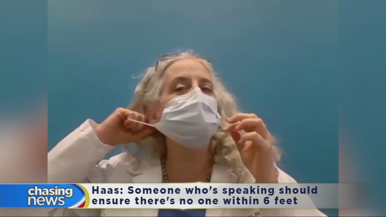 Some people wearing face masks and some aren't