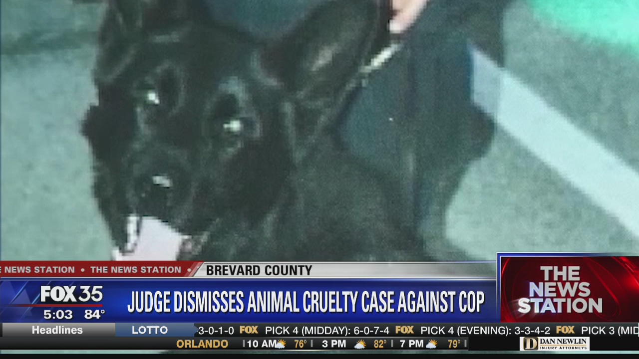 Animal cruelty charges dismissed in K-9 death