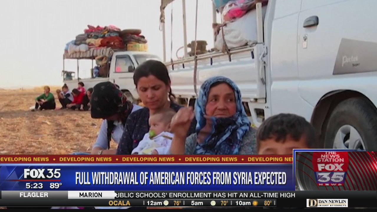 Full withdrawel of American forces in Syria