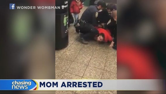 Video of social distance arrest of mom goes viral