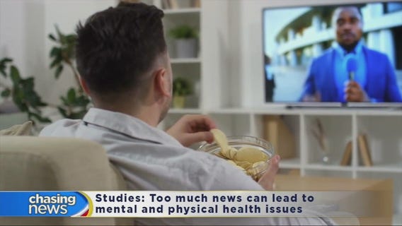 Studies say that too much news can lead to mental and physical health issues