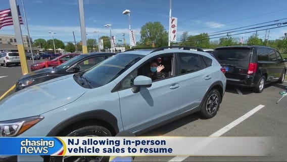Car and motorcycle dealerships allowed to open in NJ