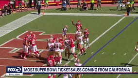 Most Super Bowl ticket sales from California