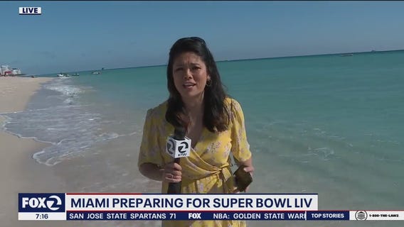 Living it up at the beach ahead of SB LIV