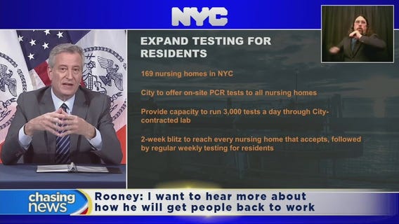 De Blasio outlines plan to fight COVID-19 in nursing homes