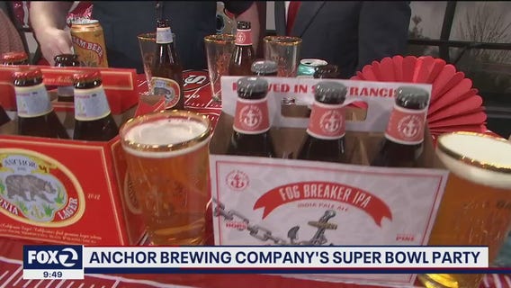 Anchor Brewing Company throws Super Bowl party