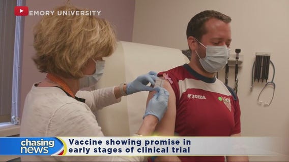 Vaccine showing promise in early stages of clinical trial