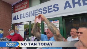 Staten Island tanning salon tries to reopen, defying orders