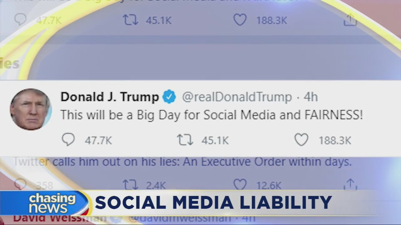 Trump's executive order challenges social media liability protections