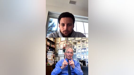Steph Curry's Instagram Live with Dr. Fauci of the White House COVID-19 Task Force