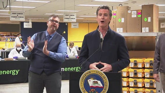 Gov. Gavin Newsom, Mayor Sam Liccardo speak at Bloom Energy in Sunnyvalek