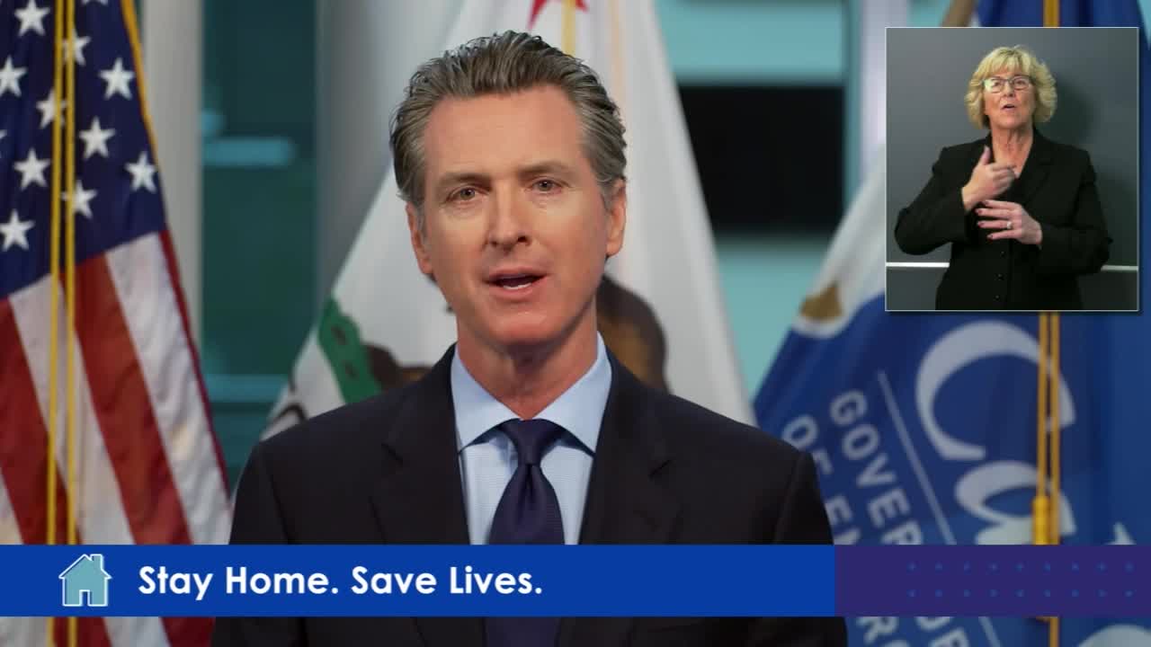 Gov. Gavin Newsom provides a Thursday update on COVID-19