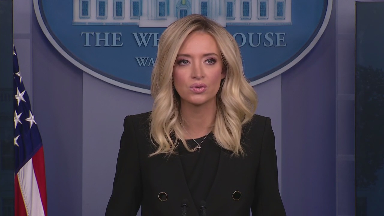 White House Press Secretary Kayleigh McEnany provides her first press conference