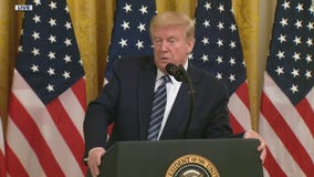 President Donald Trump provides an update on COVID-19