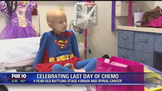 4-year-old finishes last round of chemo